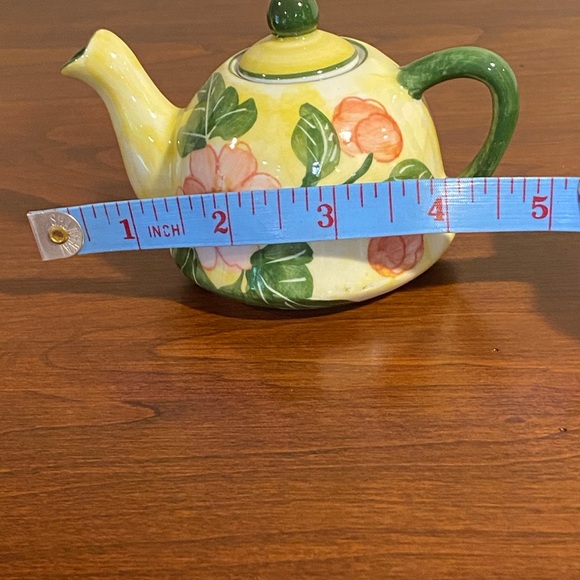 Teapot Vintage miniature floral ceramic in excellent condition Andrea by, Sadek - Picture 13 of 14